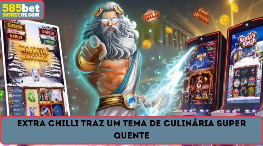 extra chilli traz um tema de culinaria super quente