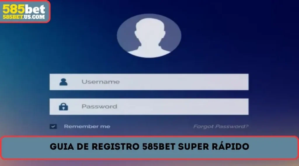 guia de registro 585bet super rapido