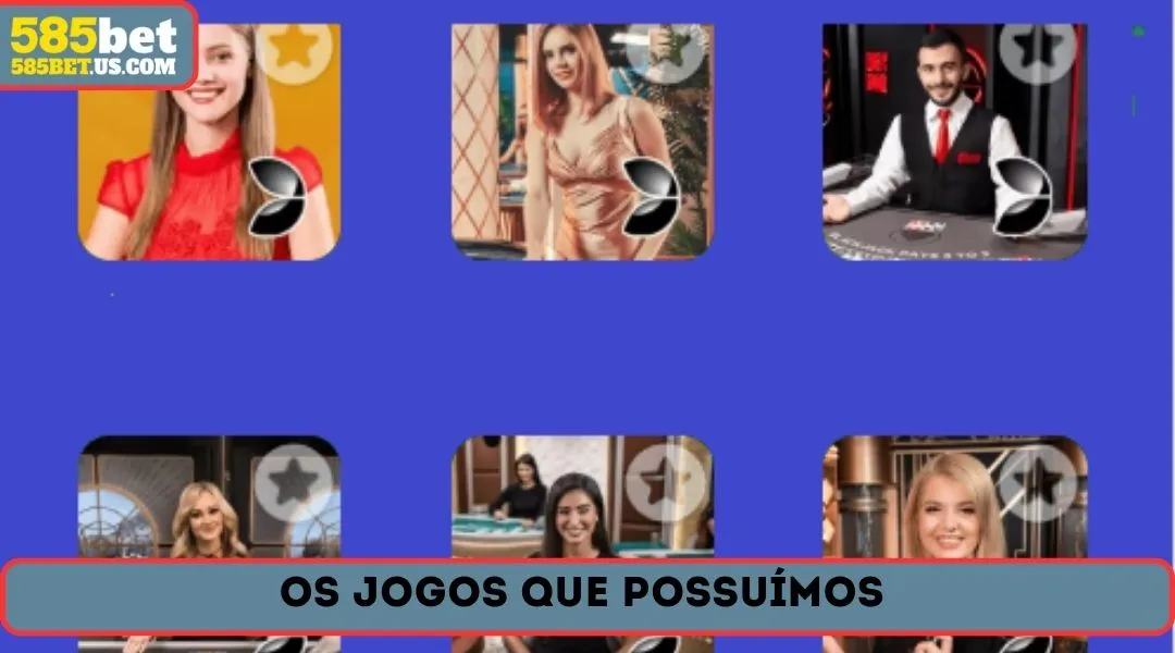 os jogos que possuimos