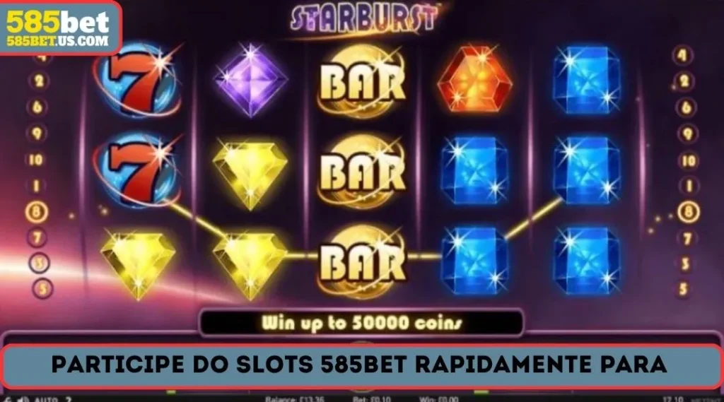 participe do slots 585bet rapidamente para novatos